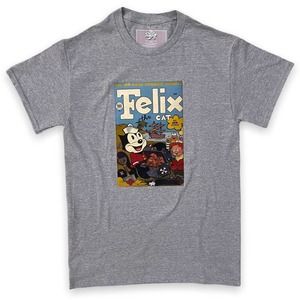 Felix The Cat Men's Officially Licensed Retro Vintage Comic Book Tee T-Shirt